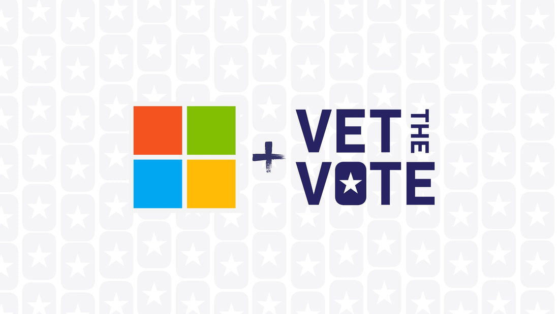 MICROSOFT JOINS VET THE VOTE COALITION TO RECRUIT VETERAN AND MILITARY FAMILY ELECTION POLL WORKERS