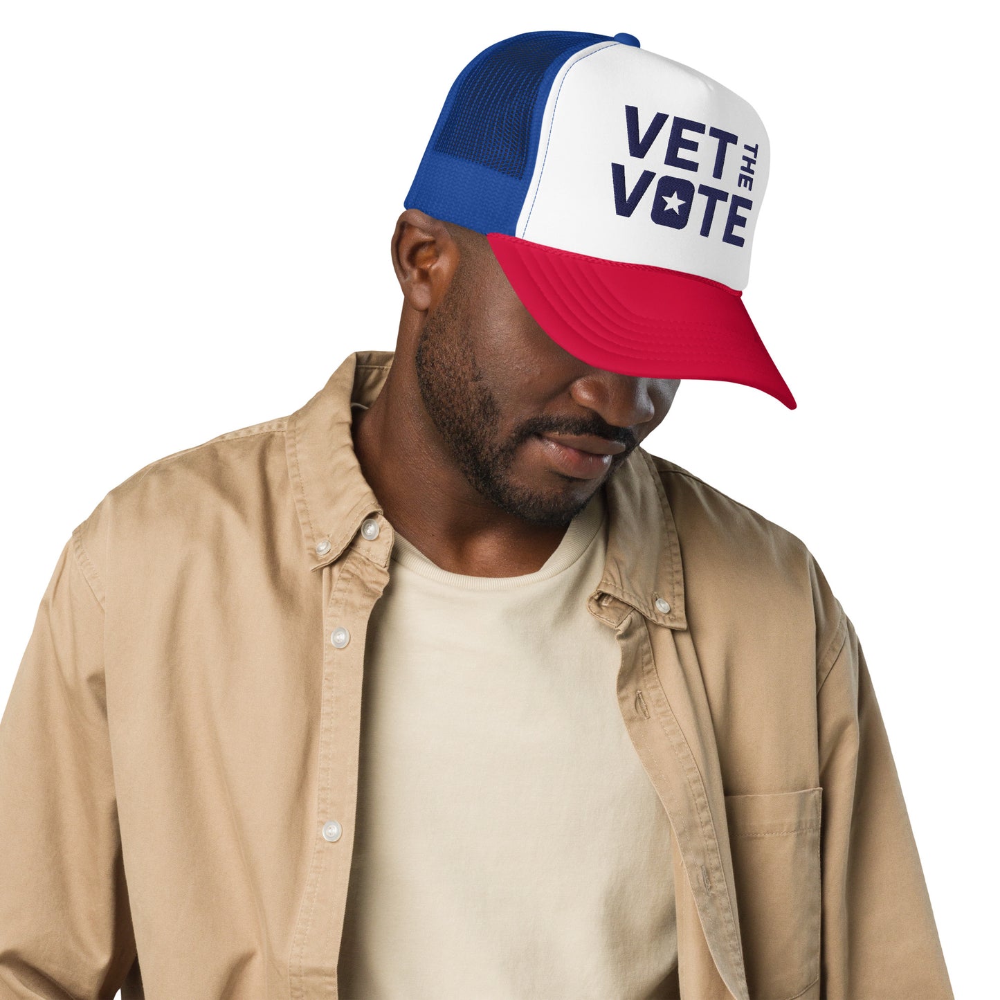 Vet the Vote Foam trucker hat