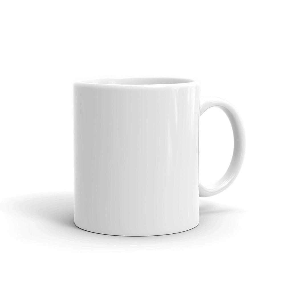 American Flag White Glossy Mug