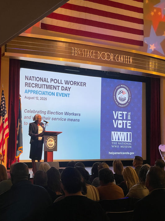 Vet the Vote and EAC Celebrate National Poll Worker Recruitment Day in New Orleans