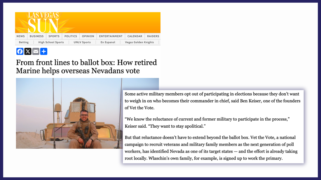 Vet the Vote featured in Las Vegas Sun
