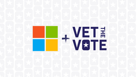 MICROSOFT JOINS VET THE VOTE COALITION TO RECRUIT VETERAN AND MILITARY FAMILY ELECTION POLL WORKERS